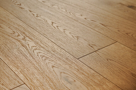 Elegant oak wood flooring showcases natural beauty