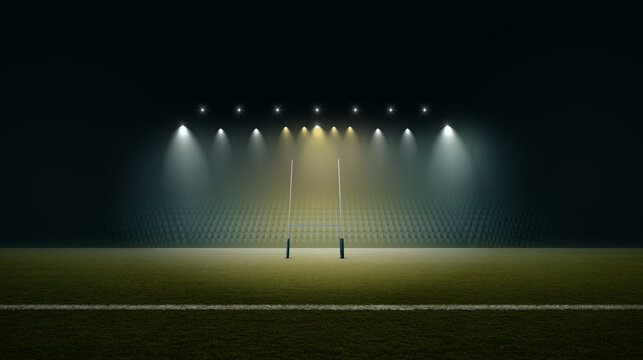 American Football Stadium Goalpost	