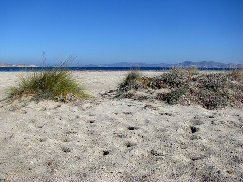 beautiful Marmari beach on Kos island