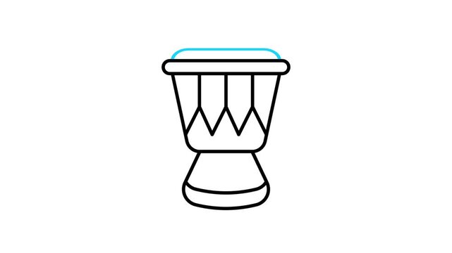 Maxican Drum Animated Video Icon