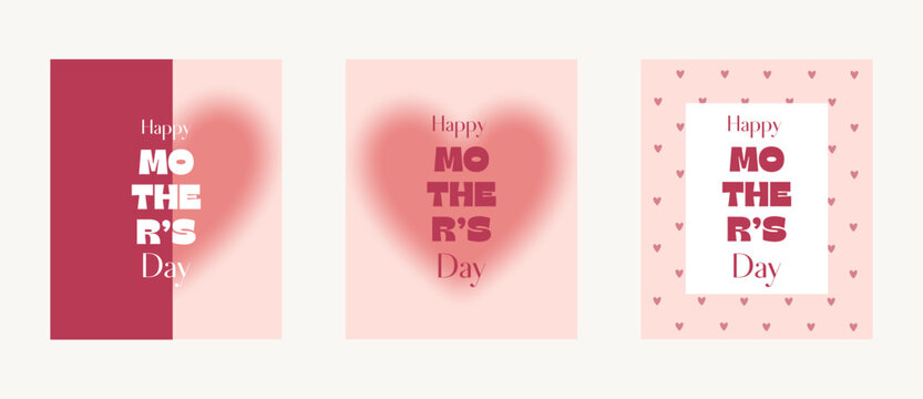 Mother's Day card, banner, poster, label, template or cover with flowers frame in pastel colors. Spring summer floral design.
