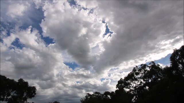 Clouds in an approaching cold front, South Australia