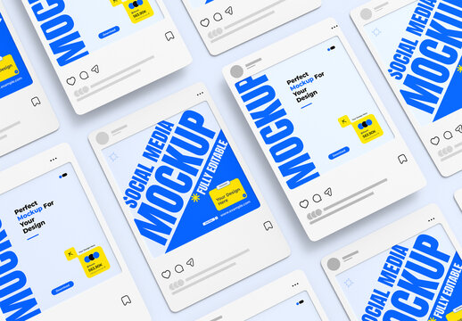 Social Media Post Mockup for Marketing