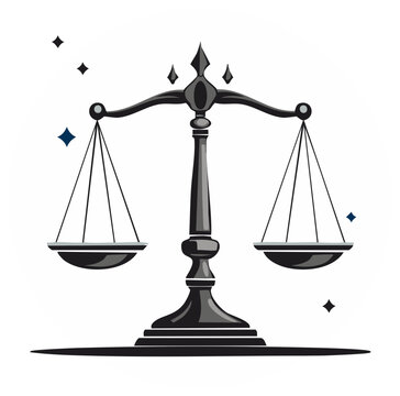Illustration of a balance scale, representing justice and fairness
