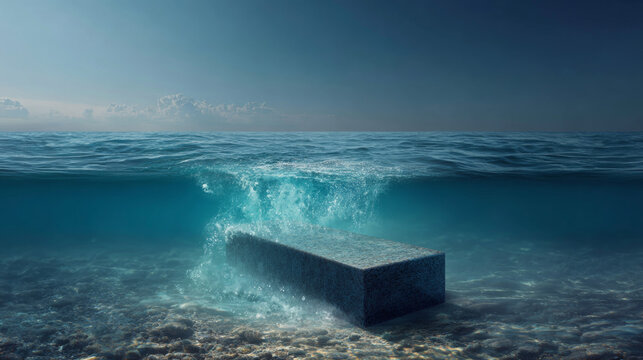 Sound travels about four times faster in water than in air. 