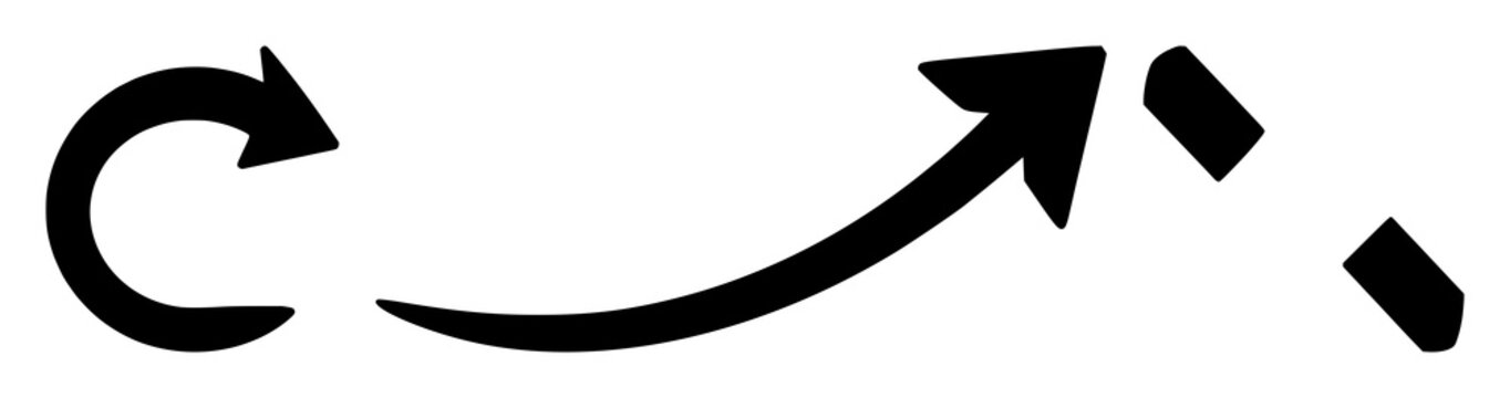 Returns and exchanges arrow set with solid black icon on white background featuring arrows, business, commerce with return, exchange and navigation