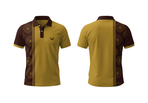 Stylish Minimal Polo Tshirt Design Layout