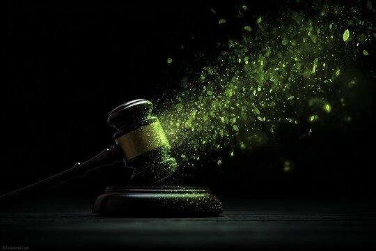 Magical Gavel with Sparkling Dust
