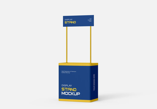Exhibition Booth Display Stand Mockup