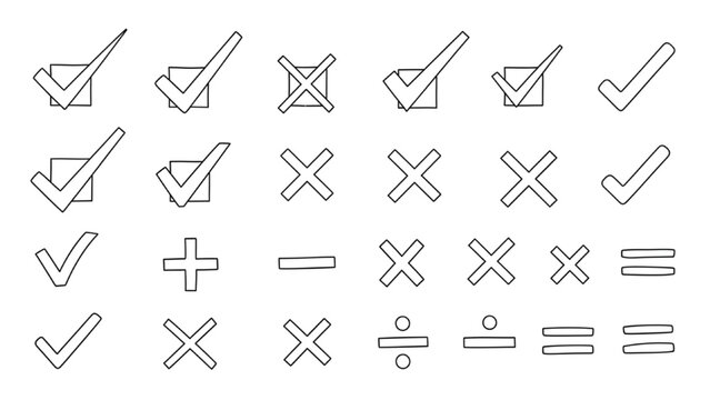 Mathematical symbols and 2D AutoCAD icons in a graphic design