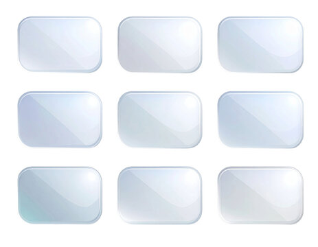 Rounded rectangle containers with light border and subtle gradient background