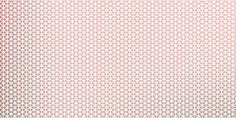 Obraz premium Abstract geometric background with seamless triangular grid pattern in soft pastel pink gradient tones