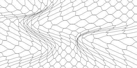 Mesh texture for fishing nets. Seamless pattern for sportswear or soccer goal, volleyball net, basketball hoop © adipati