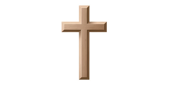 Wooden Cross Symbol Christian Religion.