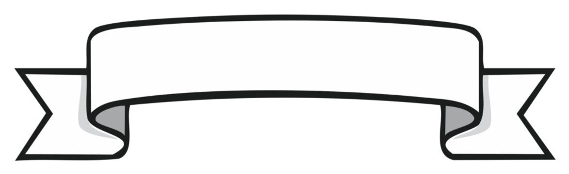 Decorative banner with empty space for text and copy space