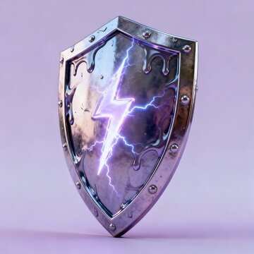Resonance Shield: Liquid Metal and Lightning