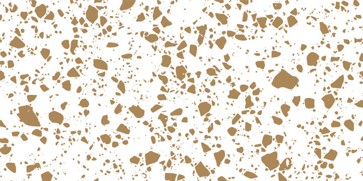 Brown speckled pattern on white background