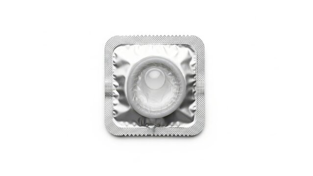 Single condom in foil wrapper