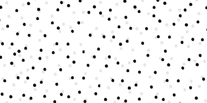 abstract black polka dot pattern design.