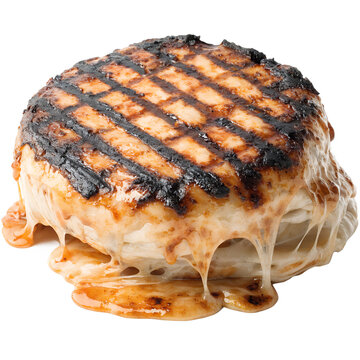 argentine provoleta, isolated cutout PNG