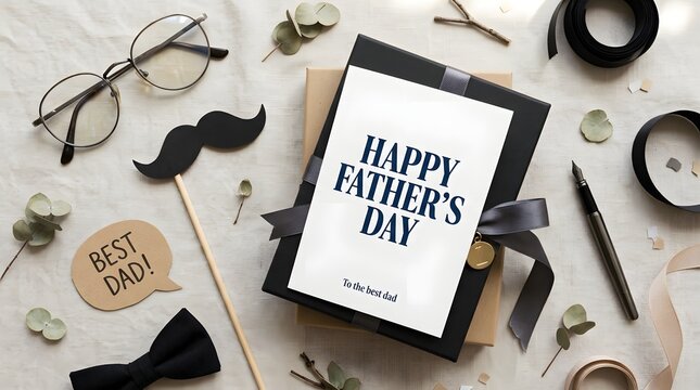 Personalized father's day gift card photo album for cherished memories