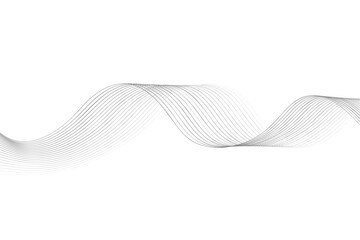Fototapeta premium Abstract wavy line art minimal background design