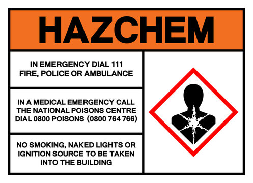 Hazard Chemical Longer Term Health Hazard,GHS Hazard Pictogram, Vector Illustration, Isolate On White Background Label .EPS10