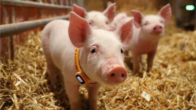Precision Livestock Farming (PLF) This uses sensors, cameras, and software to monitor animals continuously. 
