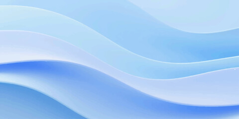 Obraz premium Smooth blue silk background with flowing waves of soft satin fabric and a wavy water texture design for a motion backdrop illustration