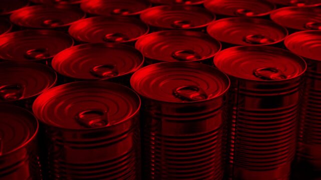 Cans In Storage Room Survival Supplies
