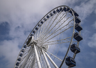 Fototapeta premium Centennial Ferris Wheel, Navy Pier, Chicago, Illinois, USA
