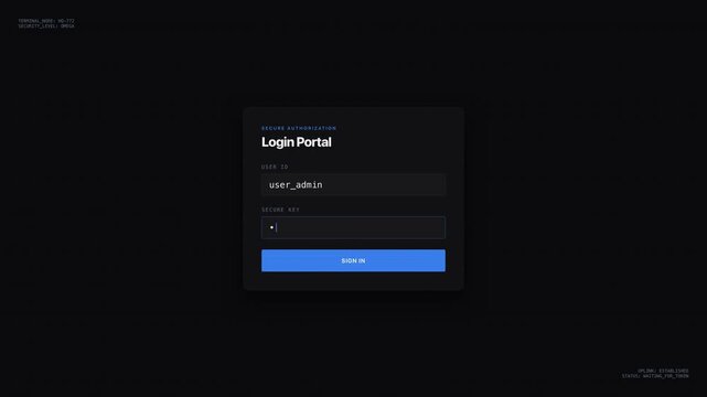 Secure Login Portal Grants Access After Successful Authentication