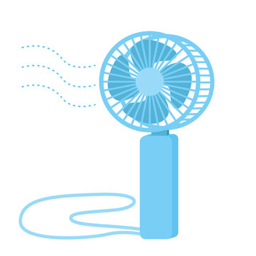 Handy Fan Illustration.