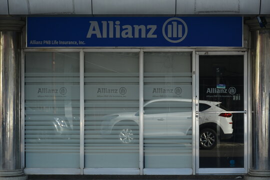 Allianz PNB Life Insurance facade at Negros Occidental in Bacolod, Philippines