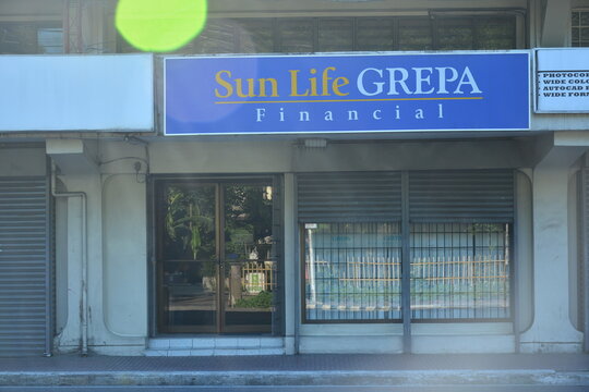 Sun Life Grepa Financial facade at Negros Occidental in Bacolod, Philippines