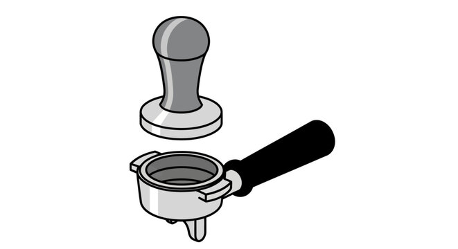 espresso tamper and portafilter