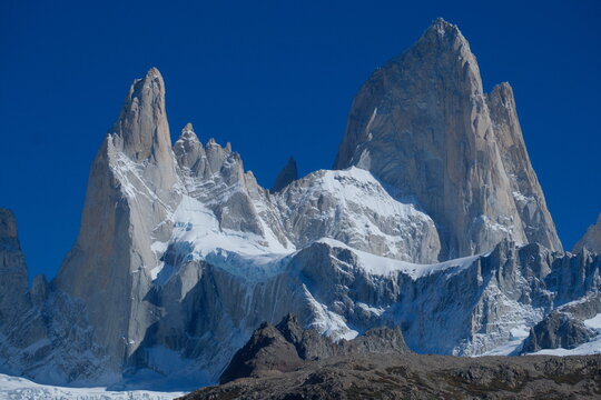 Majestic Mount Fitz Roy peaks