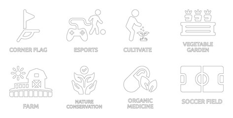 Collection of Diverse Line Sports, Farming, and Health © Hasan