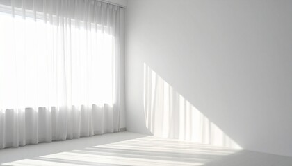 Fototapeta premium empty white room
