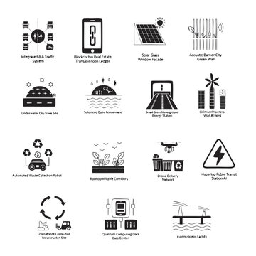 &nbsp;shape icons associated with business buildings. collection of linear icons. stroke that can be edited. Vector illustration