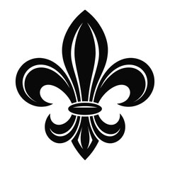 Fleur-de-Lis Silhouette Vector Illustration, Decorative Heraldic Symbol Set for Royal, Vintage, and Ornamental Design Graphics © Sidratul Muntaha