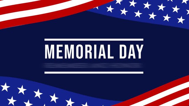 Memorial day animation to honor and remember fallen heroes. Suitable for banners, social media posts, and digital marketing campaigns.