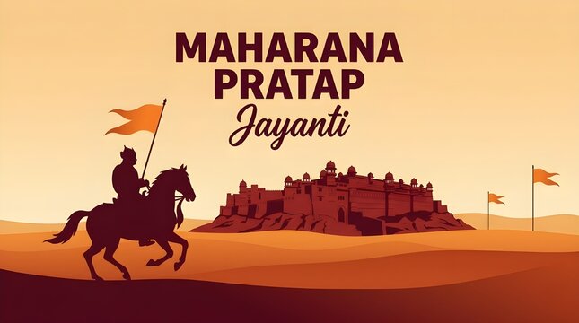 maharana pratap jayanti, maharana pratap, rajput, warrior, king, mewar, rajasthan, indian history, hero, bravery, courage, anniversary, birth anniversary, celebration, tribute, homage, silhouette, hor