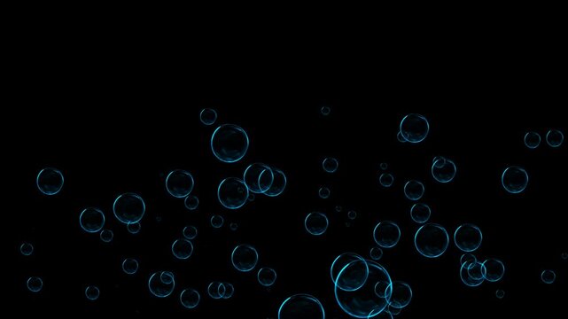 water bubbles blue flying isolated on transparent background, summer sea and ocean air drops png liquid and beverage social media design element