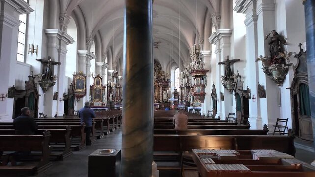 Interior Architecture Of Kloster Frauenberg Church In Fulda
