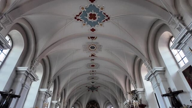 Baroque Frescoes And Ceiling Of Kloster Frauenberg Fulda