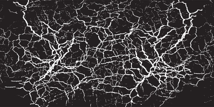black and white vector image of grunge destressed rough weathered background texture