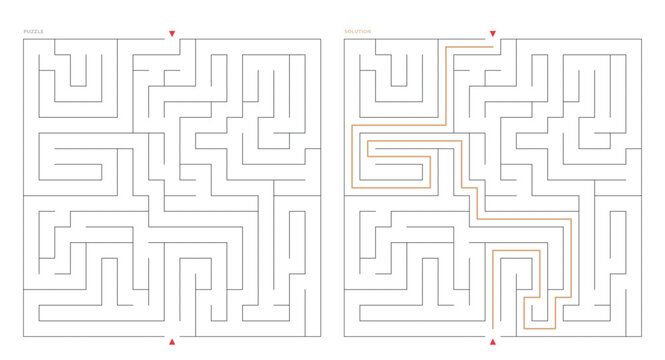 General Maze for Adults - Challenging Brain Training - XD4