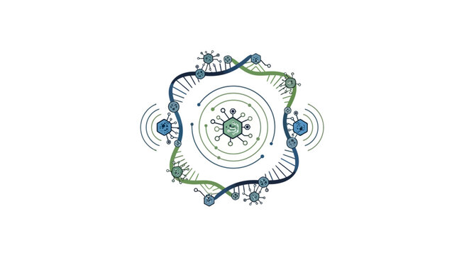Viral DNA Structure Genetic Material.