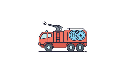 Fire Truck Emergency Response Vehicle. © Novi Ratnasari